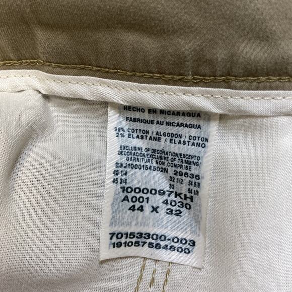 Wrangler Pleated Chino Pants Men's Size 44x32 Brown - Picture 9 of 11